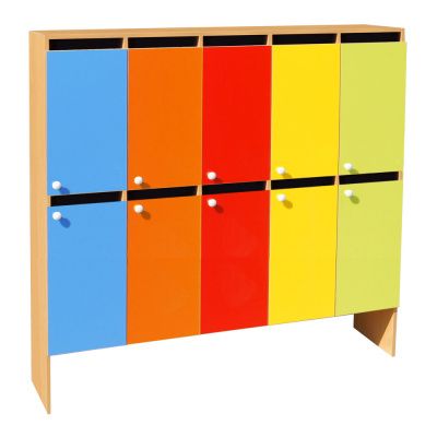 РК ШНД-6 ШКАФ ДВУХЪЯРУСНЫЙ (ЛДСП) 10 СЕКЦИЙ