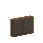 ПС 323 Шкаф для документов средний со стеклянными дверями 197.2х42.8х136