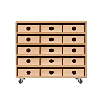 П/156 Тумба 17 Система хранения Лайм 650х450х1000