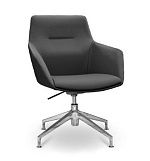 ЮН Aurora НХ4 Кресло посетителя без колес, кожа