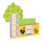 РК Стенка 2 с декорацией 24 1900х350х1500мм