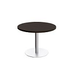 В323 Стол для переговоров круглый на опоре-колонне (110х110х75)