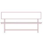 КФ Берта+ лавка 150х86,4х45,5