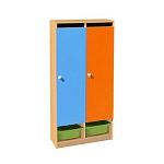 РК ШНД-2-К ШКАФ ДЕТСКИЙ (ЛДСП) С КОНТЕЙНЕРАМИ