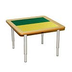 РК25 СТОЛ ДЕТСКИЙ ЛЕГО "ДУПЛО" (2 ПЛАСТИНЫ) ЖЁЛТАЯ+ЗЕЛЁНАЯ