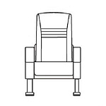 Сидней одноместная секция 57.5х101х71.5