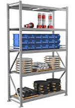 MSPRO Стеллаж MS PRO 250/150X60/5 ( 2496x1612x603 мм )