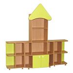 РК Стенка детская  ракета 2 1900х400х1600мм