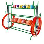 РКМ1 Стеллаж для спортинвентаря стационарный (Металл)