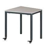 «Кинетика» Стол мобильный  "ассиметричный" фиксированный, № 6 (670*670*817) 
