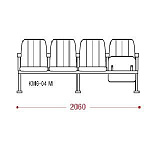 КФ София  четырехместная секция 206х90х62 см