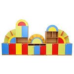 РК Стенка детская радуга 1 3500х350х1750мм