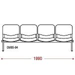 КФ Дали  четырехместная секция 199х82х61 см