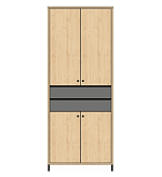 "Магистр" Шкаф для учебных пособий широкий закрытый 4 двери и ящики (812х450х2060)