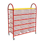 РК Стеллажная выдвижная система хранения 3 - 15 контейнеров