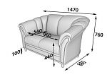Нео Диван 2-местный  (1450x890x730)