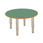 РК29 СТОЛ ДЕТСКИЙ МДФ РЕГУЛИРУЕМЫЙ (ДИАМ.700)