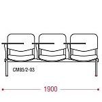 КФ Матис+  трехместная секция 190х82х61 см