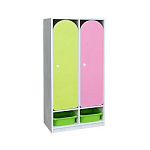 РК ШНД-46-К ШКАФ ДЕТСКИЙ (ЛДСП+МДФ) С КОНТЕЙНЕРАМИ