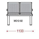 КФ ONIS без МЭ двухместная секция 113.3х91.2х66.5 см