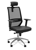 ЮН Aero lux Кресло с подголовником, сетка/ткань