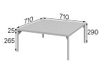 Бридж Стол (710*710*290)