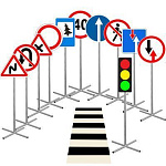 РК НАПОЛЬНЫЕ ДОРОЖНЫЕ ЗНАКИ К-4