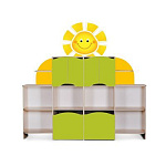 РК Стенка 3 с декорацией 28 2100х350х1900мм