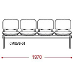 КФ Сантос  четырехместная секция 197х74х62 см