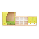 РК Стенка домик 4 (3 элемента) 3300х500х1200мм