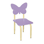 РК114 Стул детский на м/к регулируемый Бабочка ирис