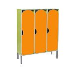 РК ШР-78 ШКАФ ДЕТСКИЙ (ЛДСП и МДФ) НА МЕТАЛЛОКАРКАСЕ С РЕШЕТКОЙ