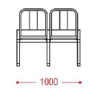 КФ Эра Лайт  двухместная секция 100х66х52 см