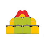 РК Стенка детская летняя 4 2100х350х1450мм