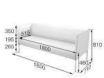 Бридж Диван 3-местный (1850*710*810)