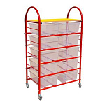 РК Стеллажная выдвижная система хранения 2 - 10 контейнеров