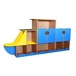 РК Стенка детская кораблик М-3 2100х350х1050мм