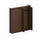 ПС 371 Шкаф комбинированный высокий (для одежды+для док-тов закрытый) 204.4x46.4x218.8