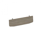 ТМ М 1452  Экран для столешницы 200 фигурный ДСП кронштейны "мокко" WOOD 135x35x1.8