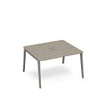 ТМ М1 154 Стол для переговоров с кабель-каналом METAL 140x124x75