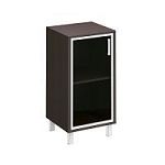 411-813 шкаф для документов левый, дверь в алюминиевой раме 47.7х45х93.9 см