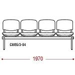 КФ Сантос  четырехместная секция 197х74х62 см