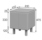 Юнит Стол (410х410х475)
