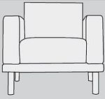 Милан Диван 1 830х670х740 Экокожа