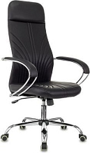 БР CH-610SL Кресло компьютерное, экокожа/ хром