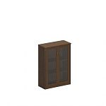ПС 312 Шкаф для документов средний со стеклянными дверями 102.2x42.8x136