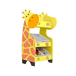 РК Стеллажная наклонная система хранения 25/22 с декорацией жёлтая (серия Жираф)