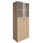 LTST1.7R Шкаф высокий широкий (стекло в раме) (800х450х2012)