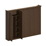 ПС 358 Шкаф комбинированный высокий (1 для одежды комбинированный+2 для док-тов ) 299.4x46.4x218.8