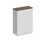 СИ318 Bravo Шкаф для документов закрытый средний 90x40x124.6